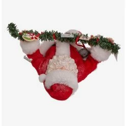 Budget ❤️ Boxlunch Kurt Adler Fabriche Santa Adopt A Pet In Stockings Figure ⌛ -BoxLunch shop unnamed file 992